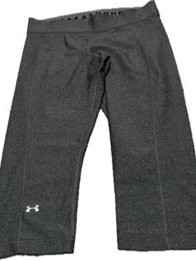 Under Armour Charcoal Gray Girls' Capri Track Pants